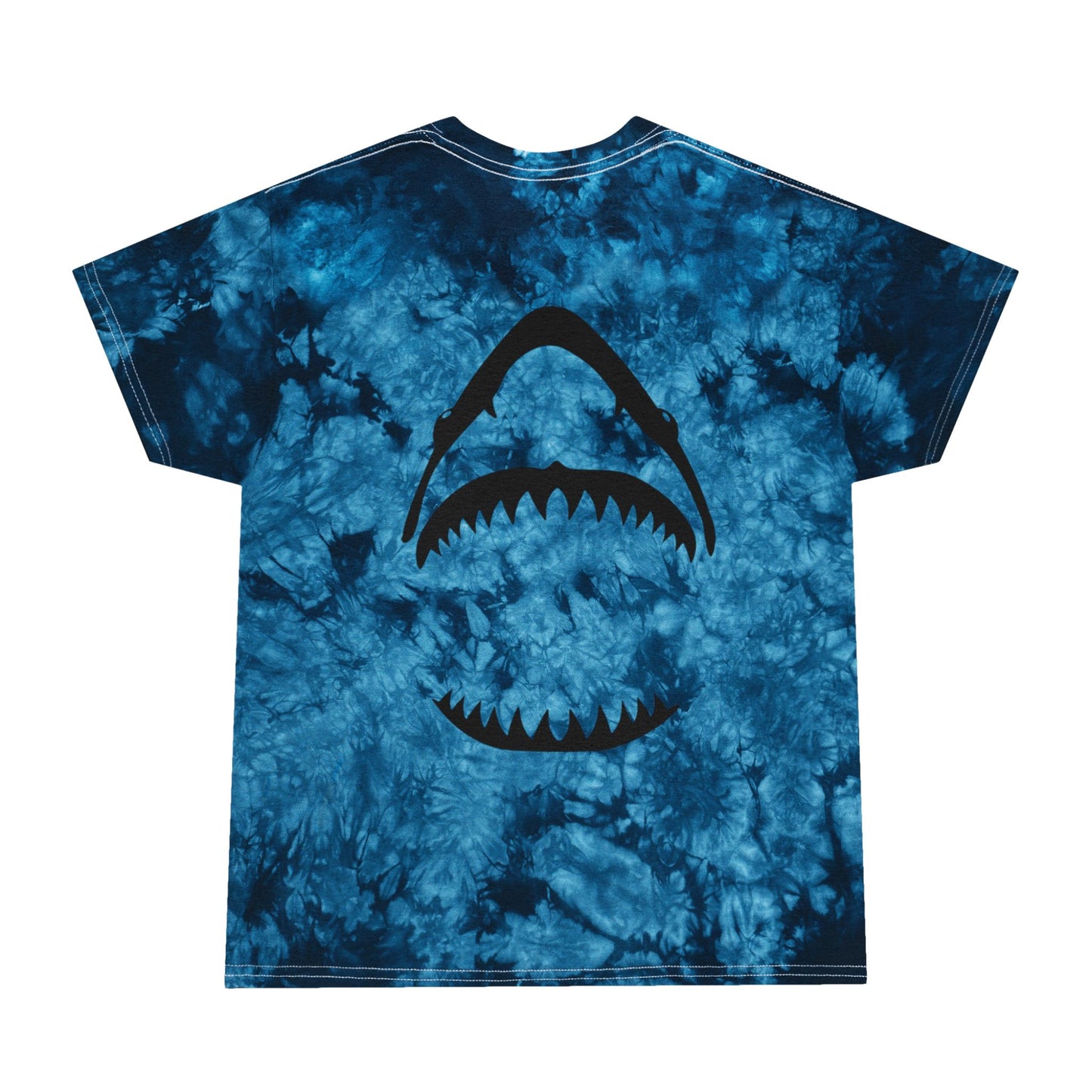 Crystal Blue Shark Tie-Dye Tee | Unisex Graphic Shirt, Unique Summer Wear, Beach Outfit, Gift for Shark Lovers, Cool Casual Top
