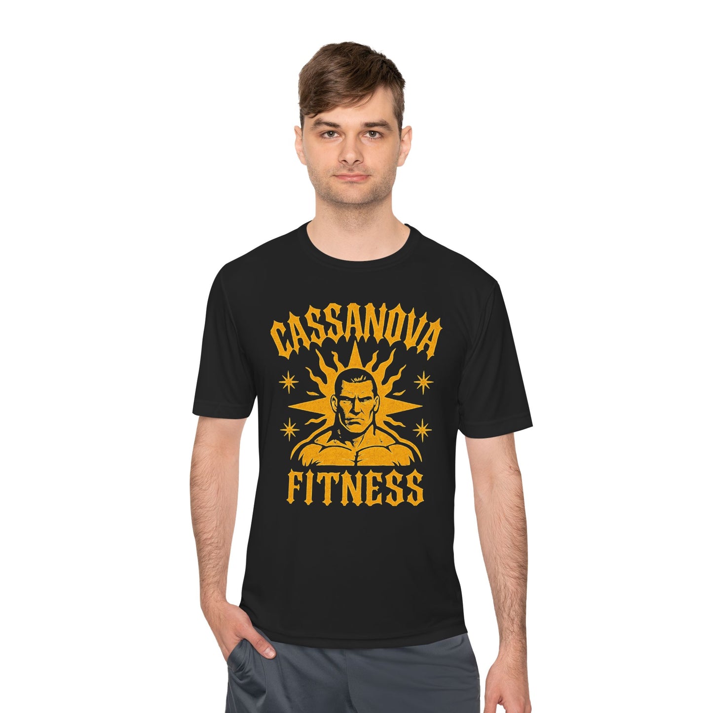 Cassanova Fitness Workout Tee - Motivational Activewear for Gym Enthusiasts, Casual Wear, Fitness Goals, Gift for Athletes, Summer Style