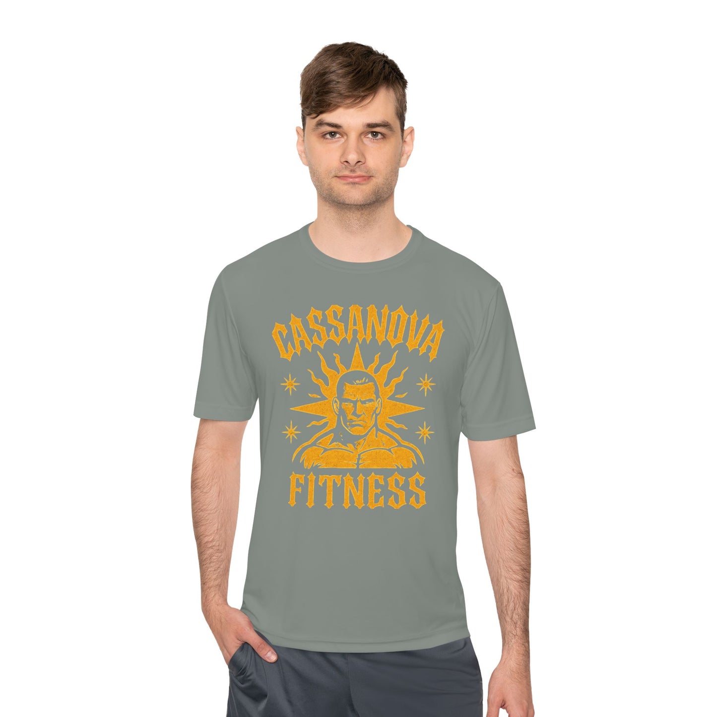 Cassanova Fitness Workout Tee - Motivational Activewear for Gym Enthusiasts, Casual Wear, Fitness Goals, Gift for Athletes, Summer Style