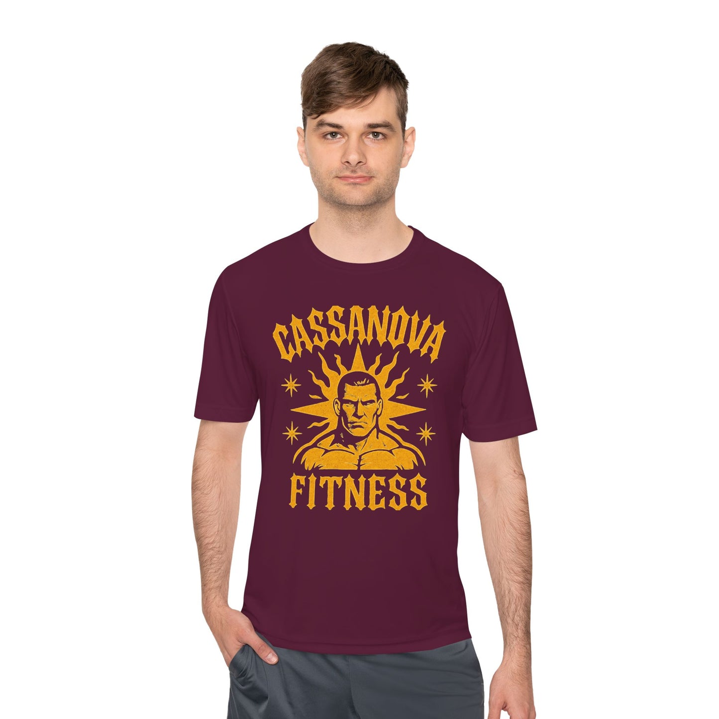 Cassanova Fitness Workout Tee - Motivational Activewear for Gym Enthusiasts, Casual Wear, Fitness Goals, Gift for Athletes, Summer Style