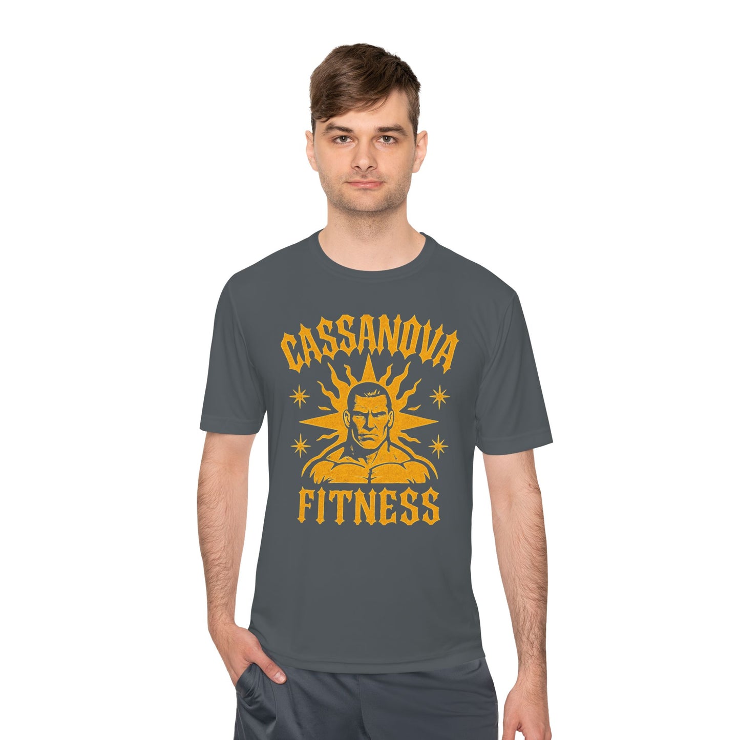 Cassanova Fitness Workout Tee - Motivational Activewear for Gym Enthusiasts, Casual Wear, Fitness Goals, Gift for Athletes, Summer Style