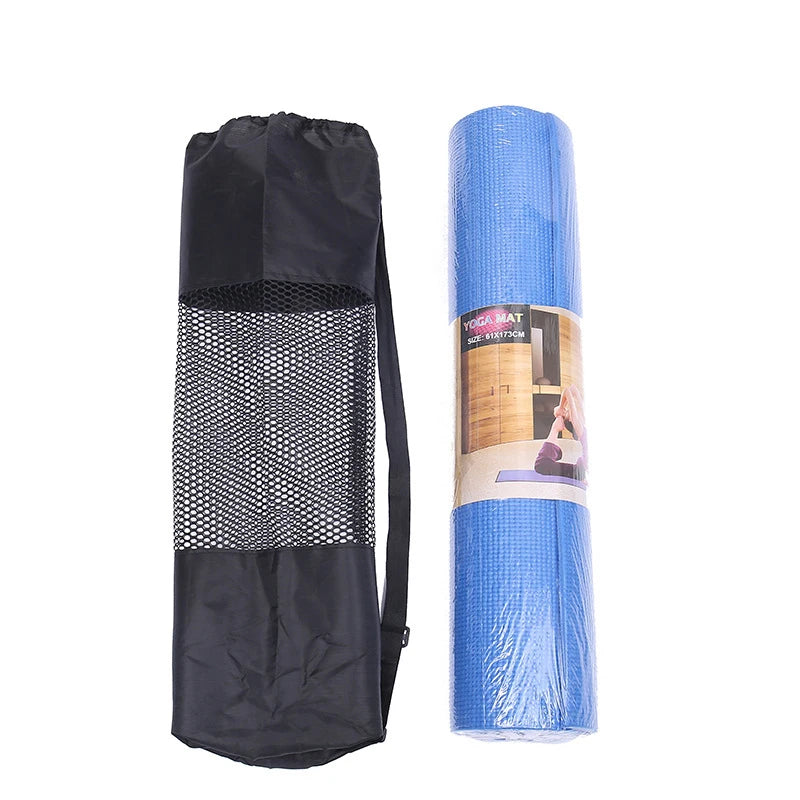 Nylon Yoga Mat Storage Bag Backpack