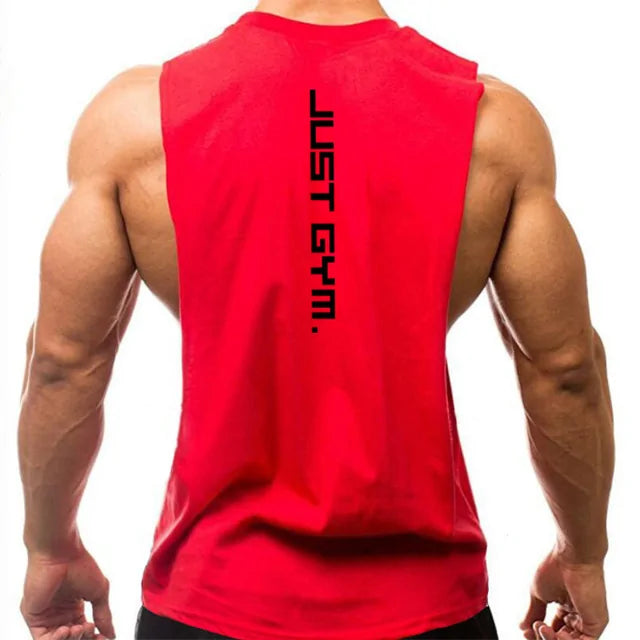 just gym tank top red