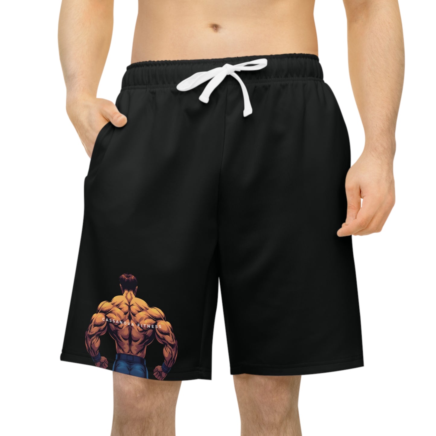 Athletic Long Shorts with Bold Graphic Design, Perfect for Gym Wear, Sports Activities, Casual Outings, Summer Adventures, Gifts for [...]