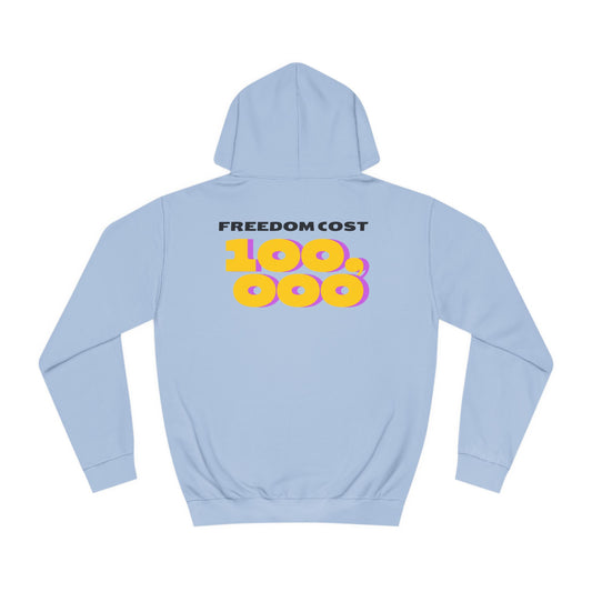 Freedom Cost hoodie back