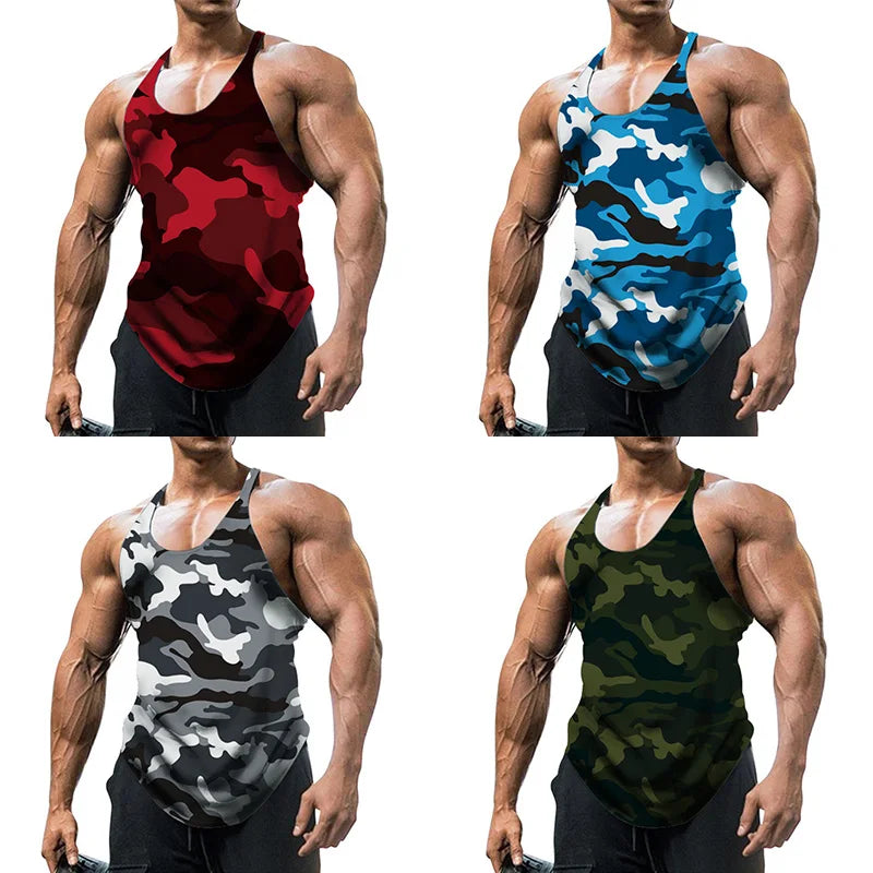 Camouflage Tank Top Men