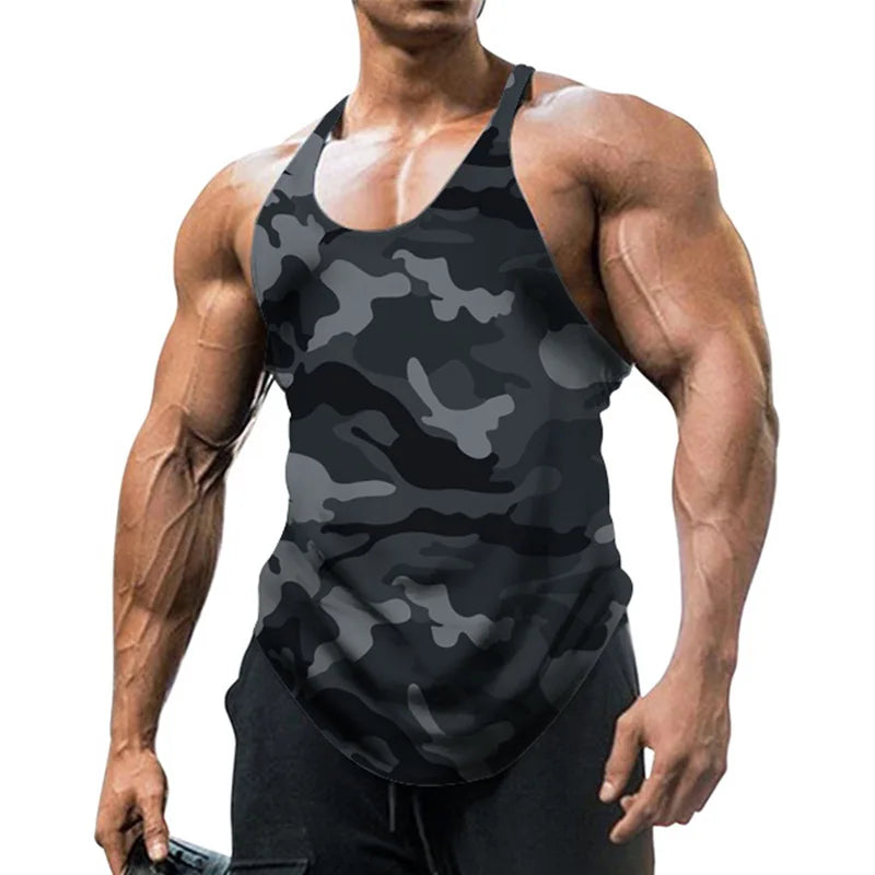 Camouflage Tank Top Men