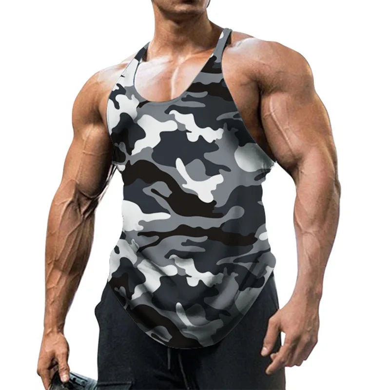 Camouflage Tank Top Men