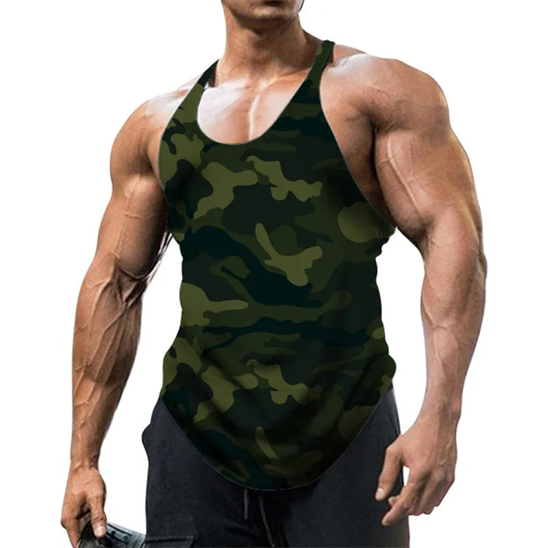 Camouflage Tank Top Men