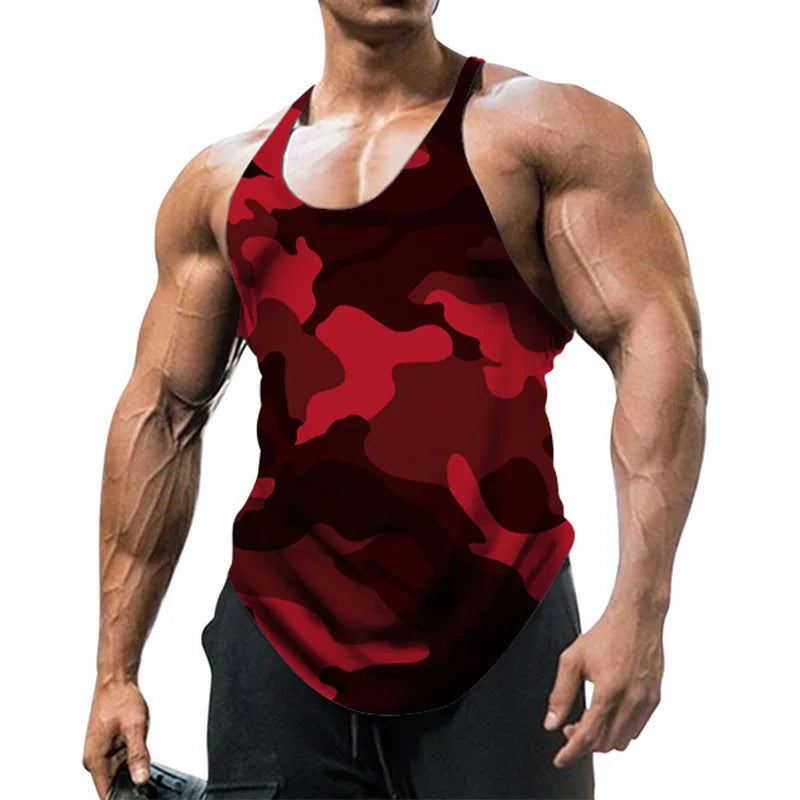 Camouflage Tank Top Men