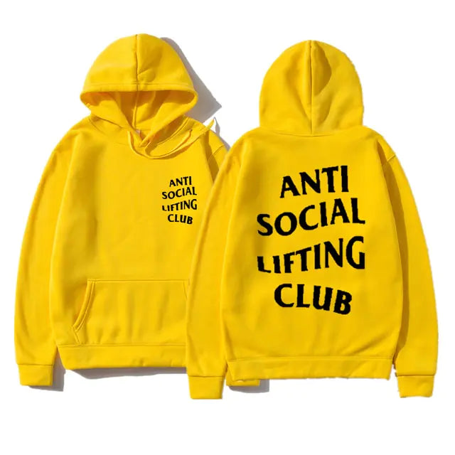 anti social lifting club yellow